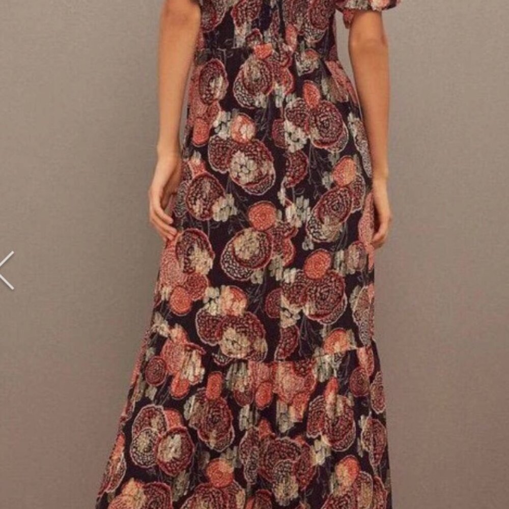 Ba&sh Robe Hide Floral Maxi Dress Size S NWT - Picture 3 of 11